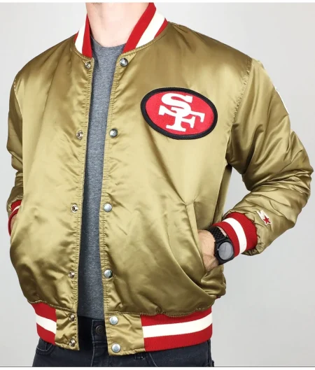 49ers San Francisco Satin Bomber Jacket