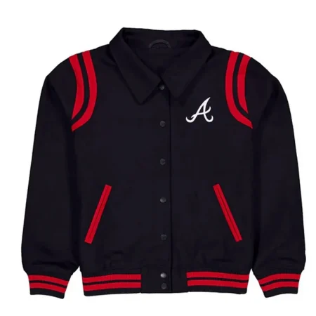 Atlanta Braves Sport Night Teddy Varsity Jacket