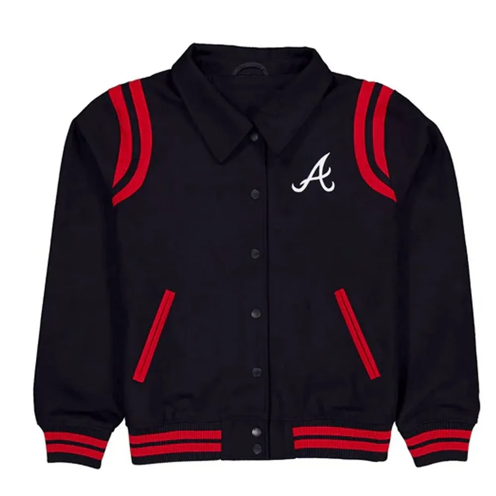 Atlanta Braves Sport Night Teddy Varsity Jacket