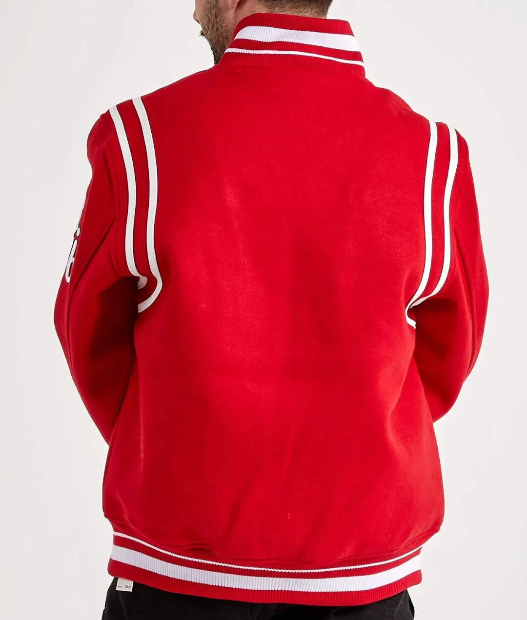 Chicago Bulls 6X Champs Red Varsity Wool Jacket - Image 2
