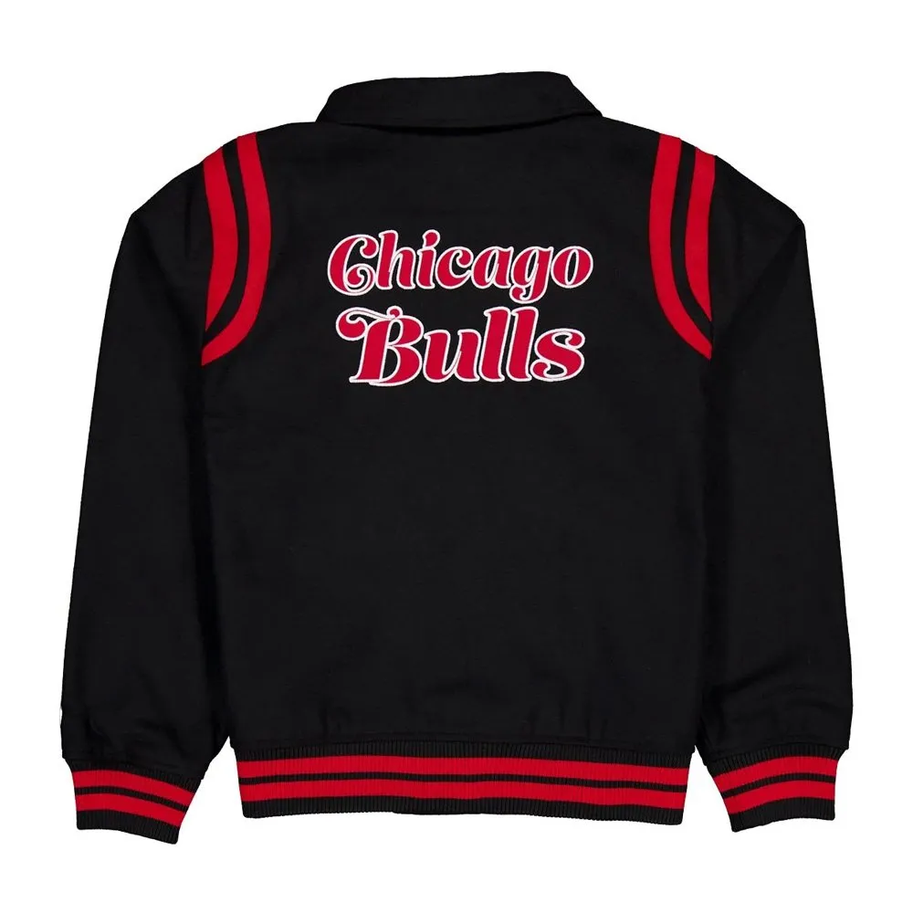 Chicago Bulls Sport Night Teddy Varsity Jacket - Image 2