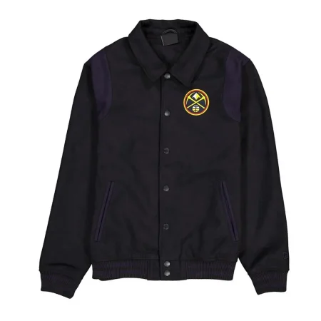 Denver Nuggets Sport Night Teddy Varsity Jacket