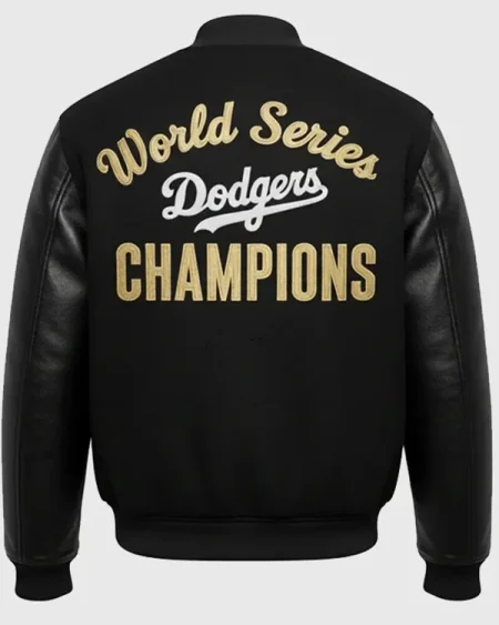 Dodgers World Series 2025 Back To Back Varsity Jacket 1