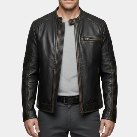 Boston Blue Donnie Wahlberg Leather Jacket