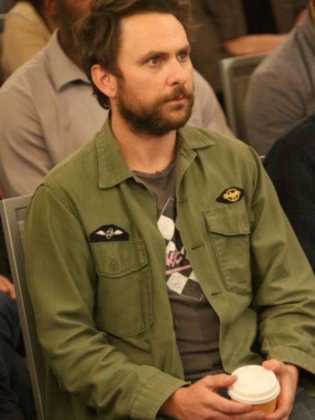Charlie Its Always Sunny in Philadelphia Charlie Day Green Cotton Jacket 3