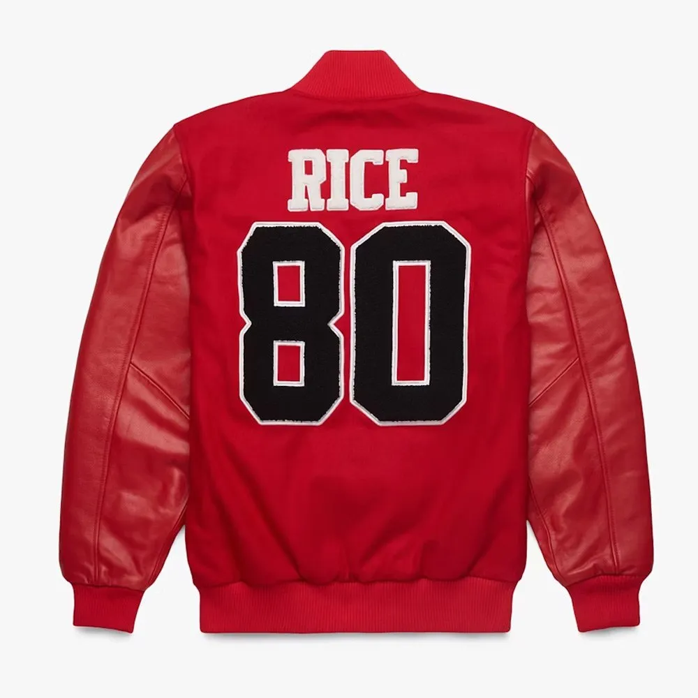 Jerry Rice San Francisco 49ers Varsity Jacket - Image 2