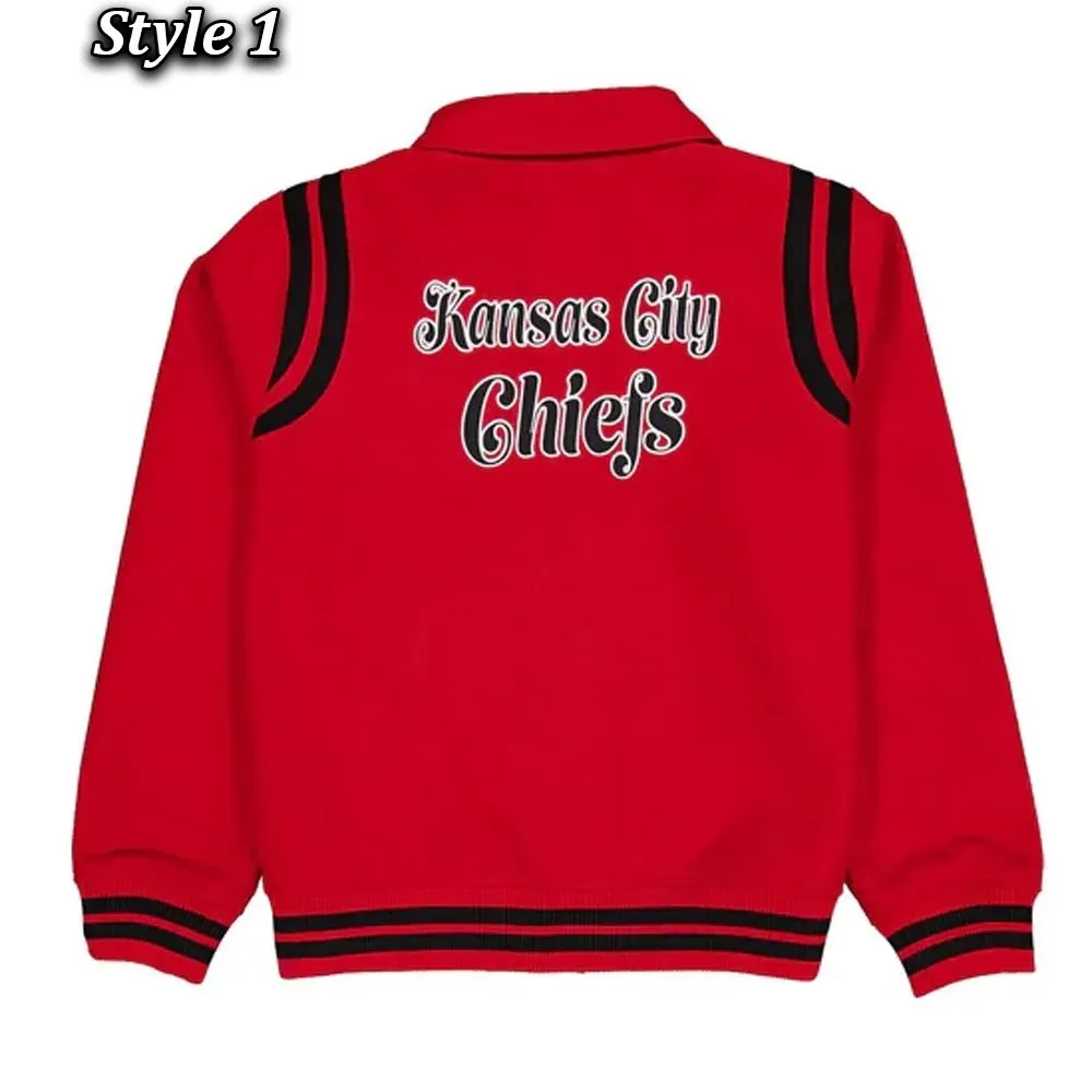 Kansas City Chiefs Sport Night Teddy Varsity Jacket - Image 2
