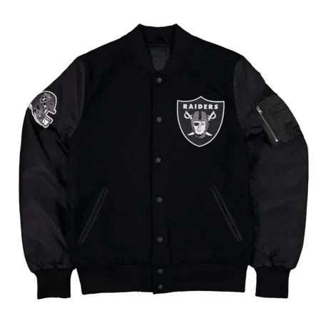Las Vegas Raiders MA-1 Historic Varsity Jacket