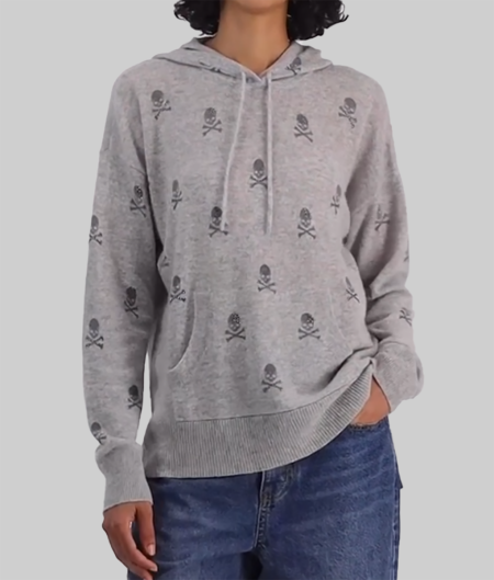 Leanne 2025 Kristen Johnston Skull Hoodie Back View 2