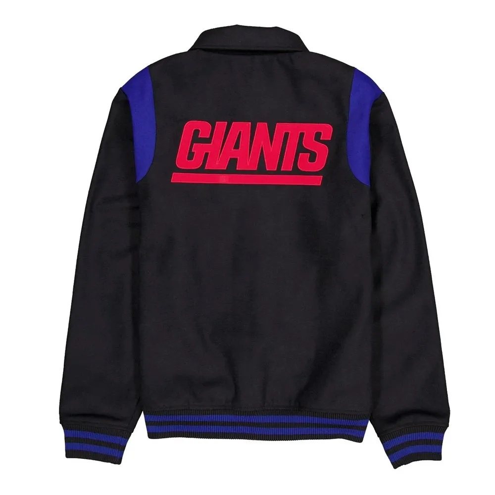 New York Giants Sport Night Teddy Varsity Jacket - Image 2