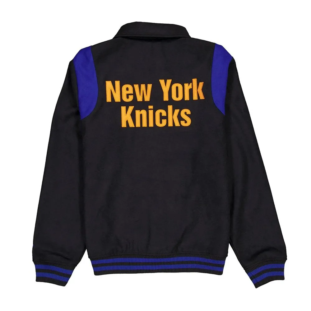 New York Knicks Sport Night Teddy Varsity Jacket - Image 2