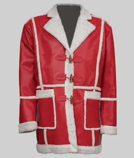 Red One J K Simmons Santa Claus Coat 2