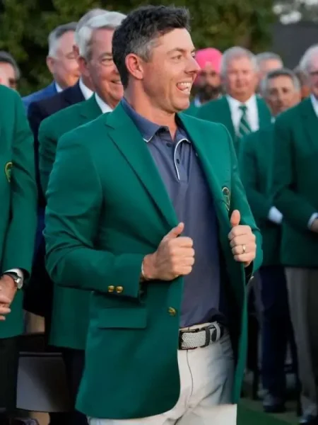 Rory McIlroy 2025 Green Blazer Jacket 1