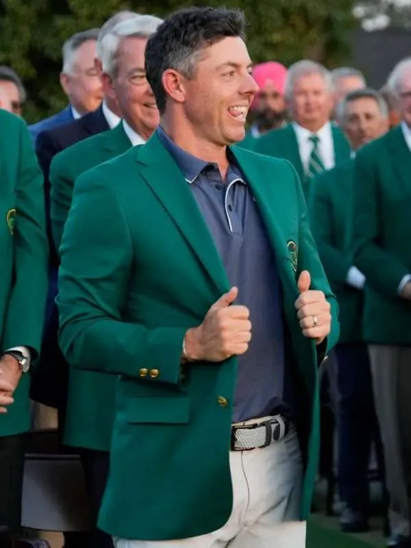 Rory McIlroy 2025 Green Blazer Jacket 1