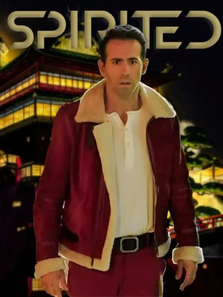 Spirited Ryan Reynolds Red Jacket
