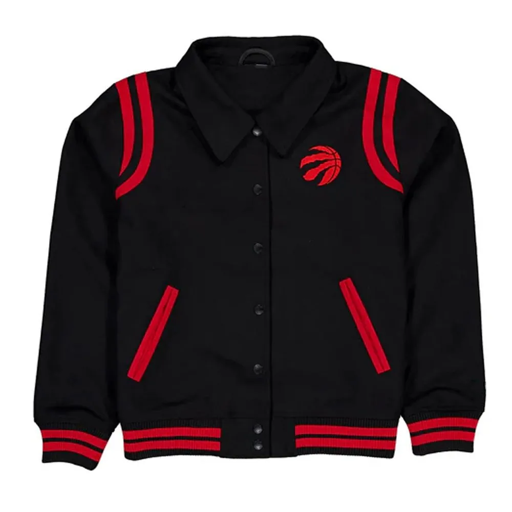 Toronto Raptors Sport Night Teddy Varsity Jacket