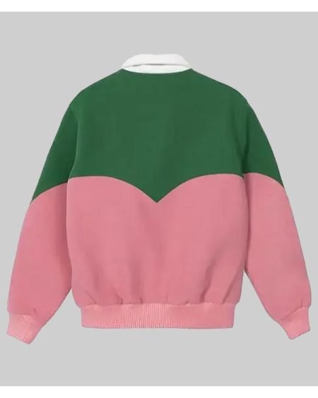 Tyler The Creator Green Pink Golf Cowboy Varsity Jacket 2