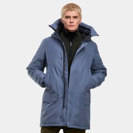 Oliver Hudson Grey Hooded Jacket