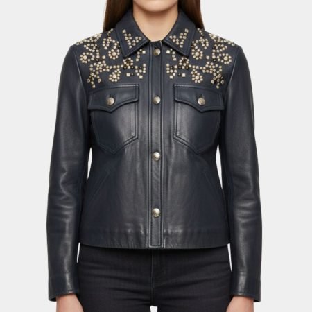 Anniversary Madeline Brewer Leather Jacket