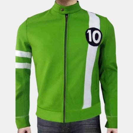 Ben 10 Green Leather Jacket