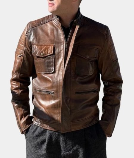 Boss Level Frank Grillo Leather Jacket