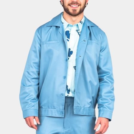 Cousin Eddie Blue Cotton Jacket
