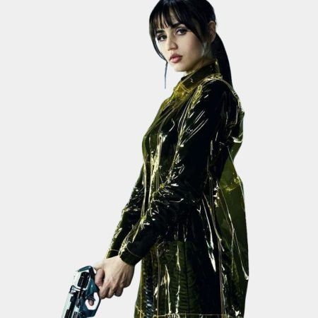 Ana de Armas Yellow Raincoat