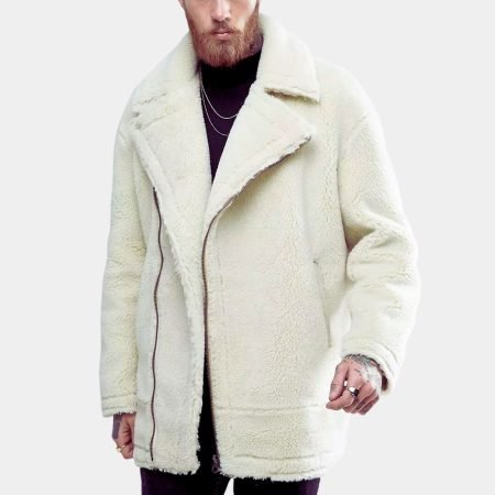 Jonah Shearling Biker Jacket
