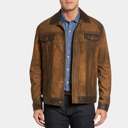 Hit Man Gary Suede Leather Jacket