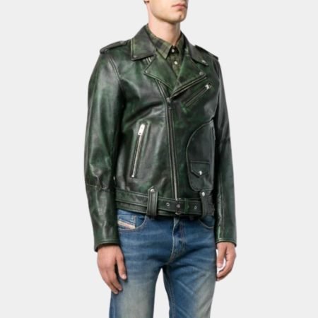Jon Moxley Leather Biker Jacket