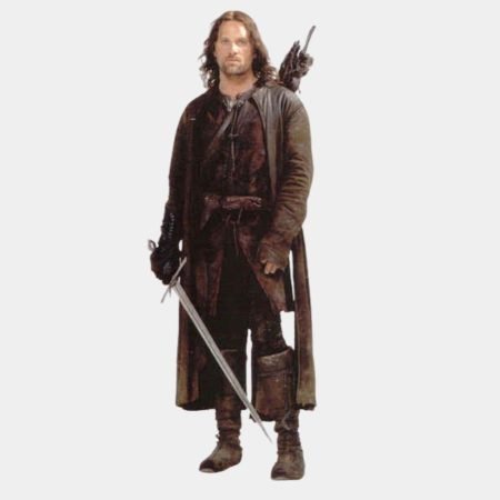 LOTR Aragorn Leather Coat