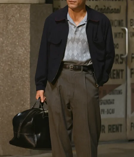 Marty Supreme Timothée Chalamet Blue Jacket