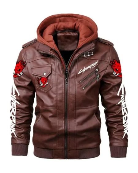 Samurai 2077 Cyberpunk Brown Jacket