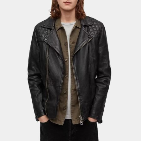 Brad’s Leather Biker Jacket