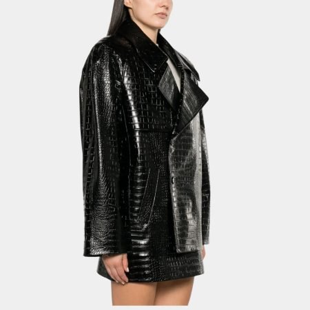 Shell Kate Hudson Black Leather Jacket