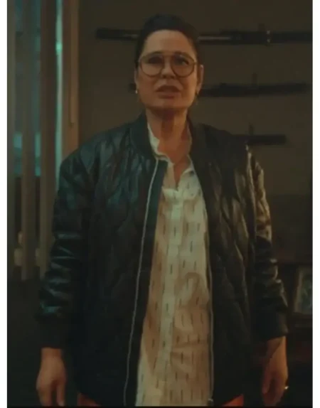 Sunny Nights 2025 Rachel House Quilted Leather Jacket