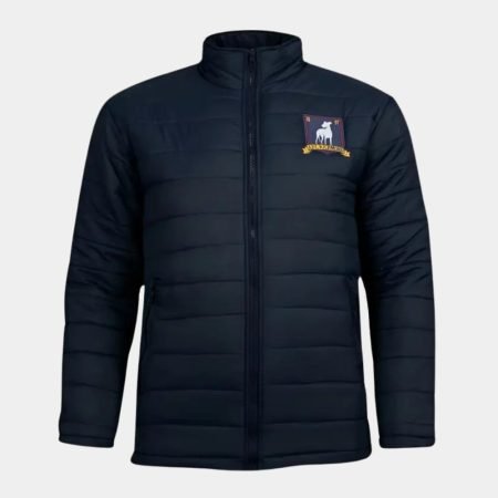 Jason Sudeikis Navy Puffer Jacket