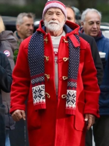 The Man With The Bag 2025 Arnold Red Coat
