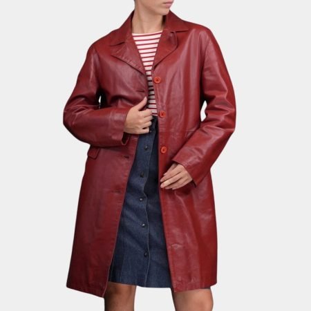 Buffy Summers Leather Trench Coat