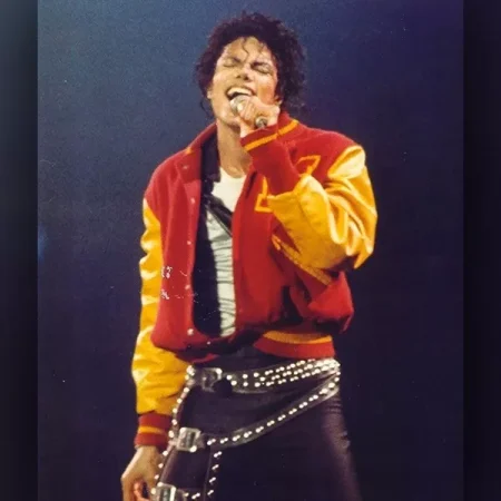 Thriller M Logo Michael Jackson Varsity Jacket