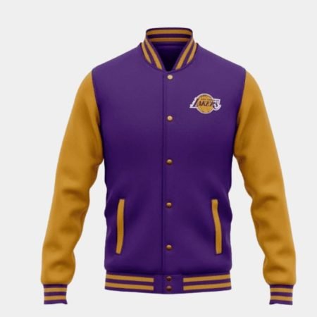 Mens Lakers Bomber Jacket