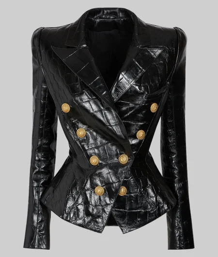 Mary J. Blige CBS Mornings BLack Leather Blazer