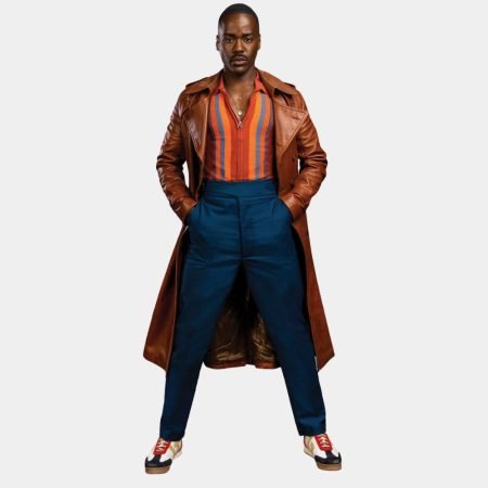 Mens 15th Doctor Trench Coat