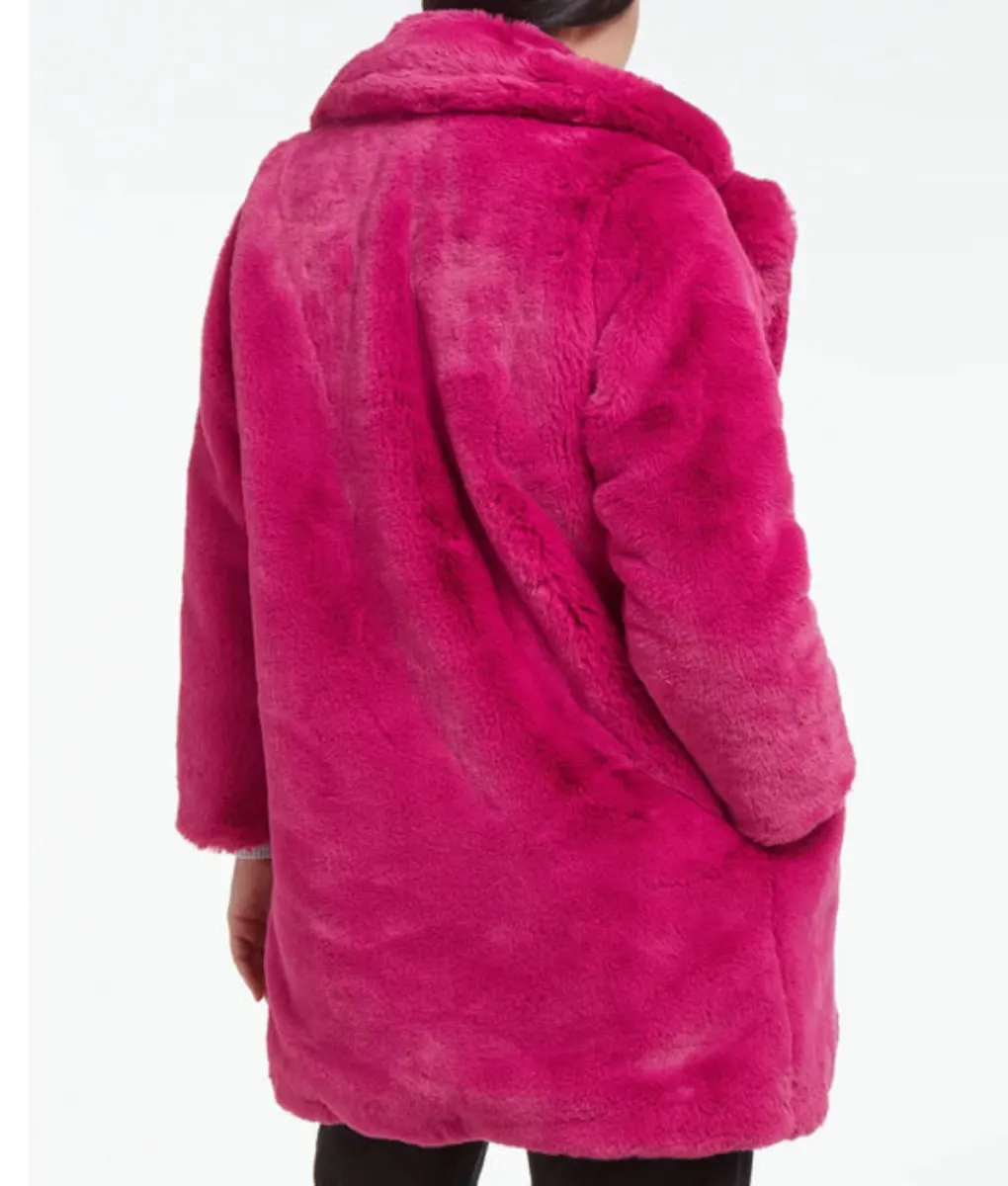 Taylor Swift Pink Fur Coat - Image 3