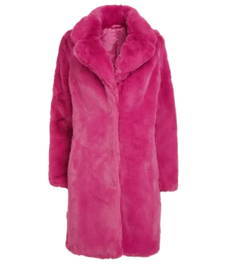 Taylor Swift Pink Fur Coat