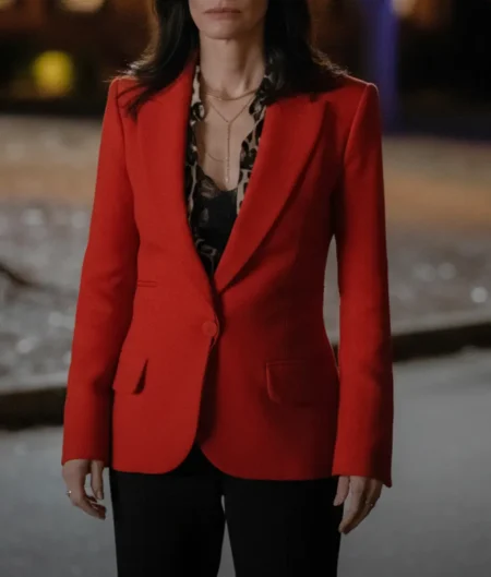 Scream 7 Courteney Cox Red Blazer