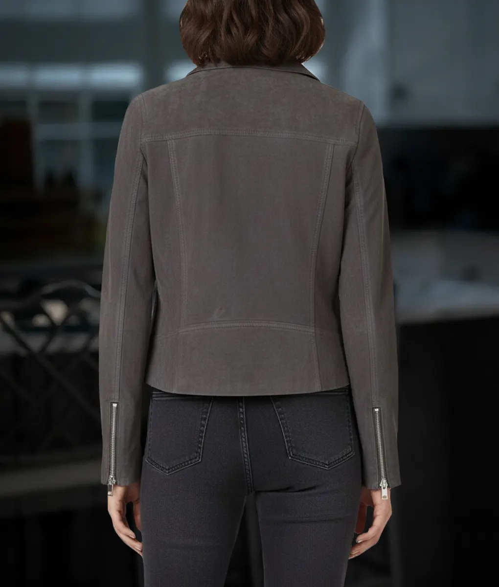 Scream 7 Neve Campbell Suede Jacket - Image 2