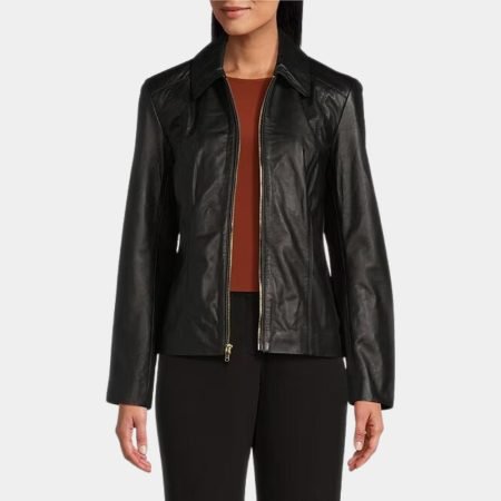 Maeve Wiley Classic Leather Jacket
