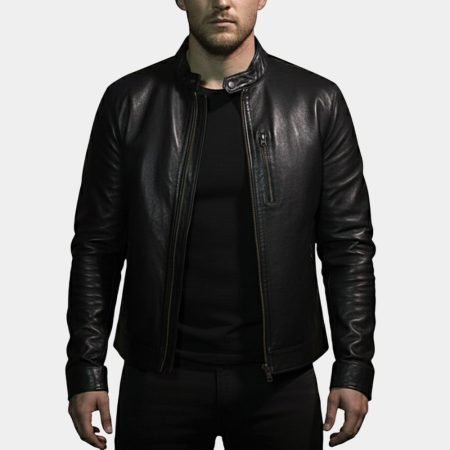 The Copenhagen Test Simu Liu Leather Jacket
