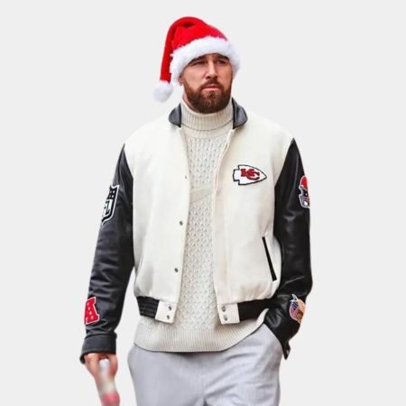 Travis Kelce Chiefs Varsity Jacket